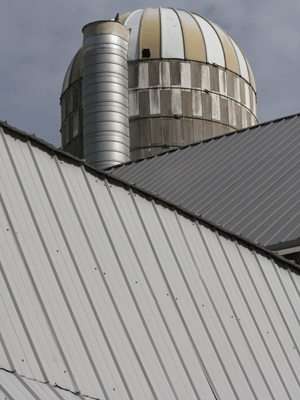 barn roofs and silo